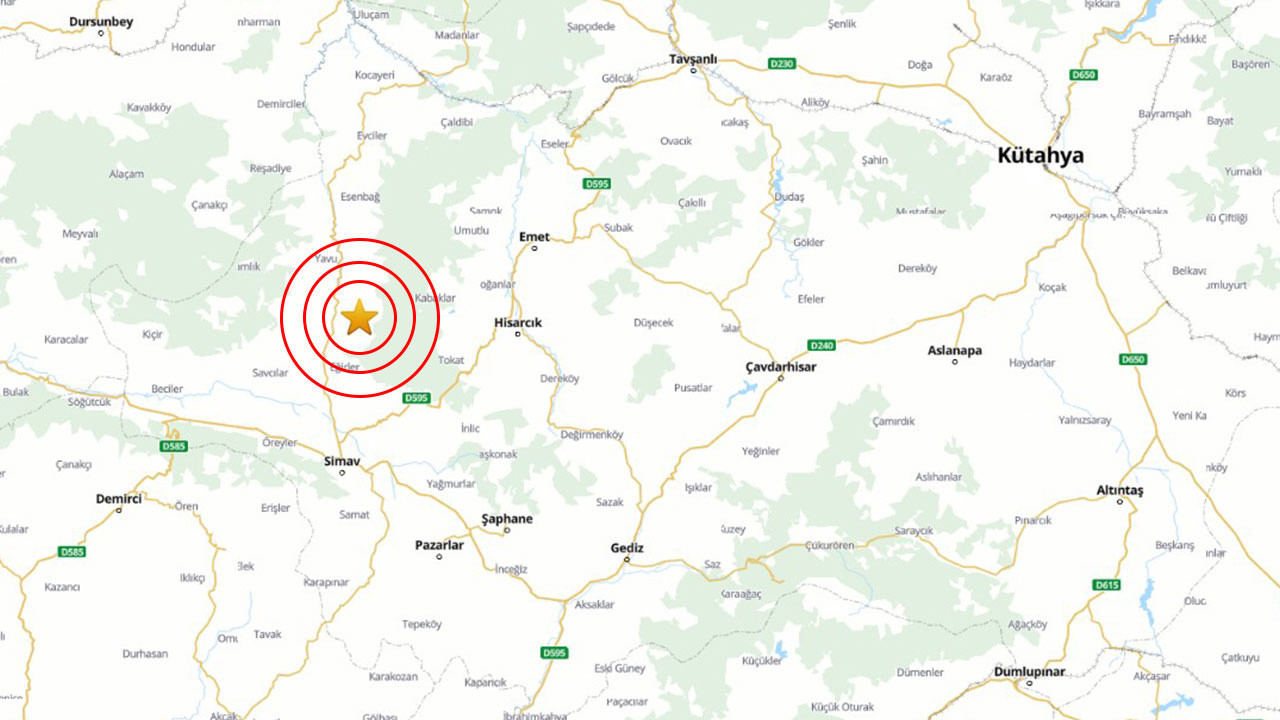 Kütahya'da deprem (09 Ekim 2025)