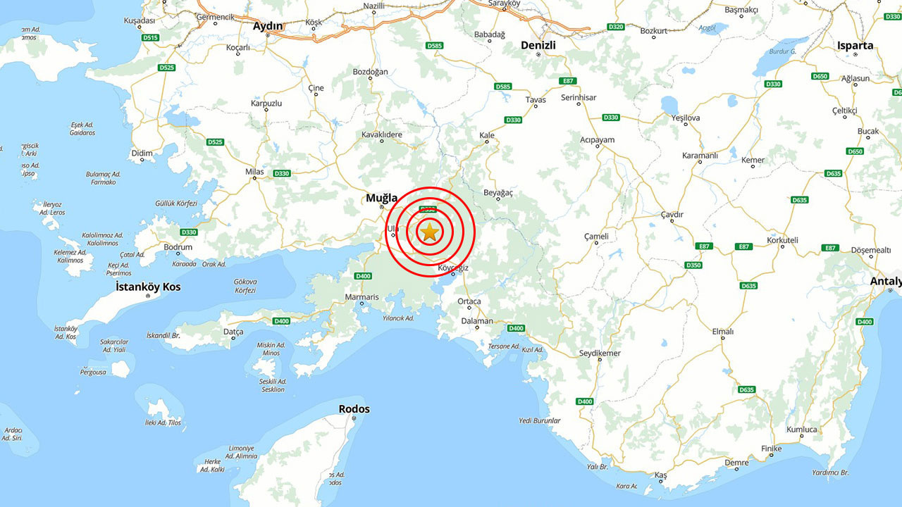 Muğla'da deprem (12 Ekim 2025)