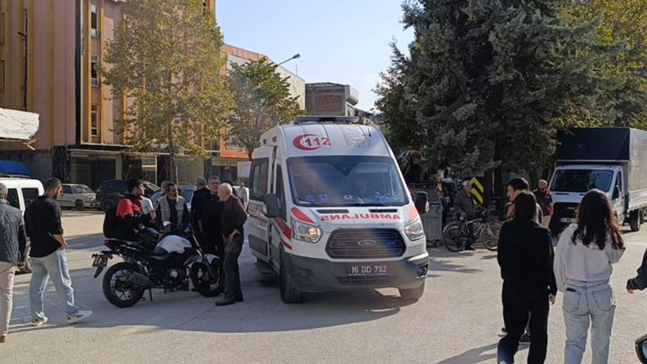 Motosiklet ile bisiklet çarpıştı: Yaralılar var