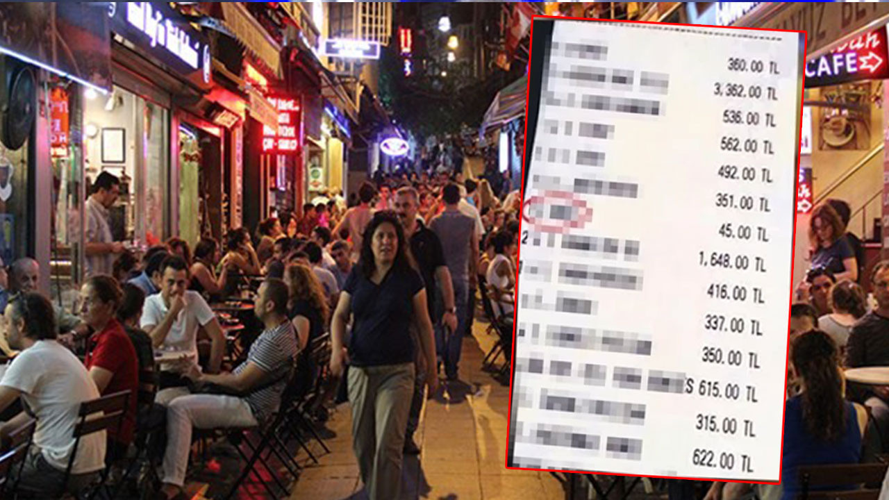 Ünlü meyhanede pes dedirten uygulama: Adisyonu gören gözlerine inanamadı!