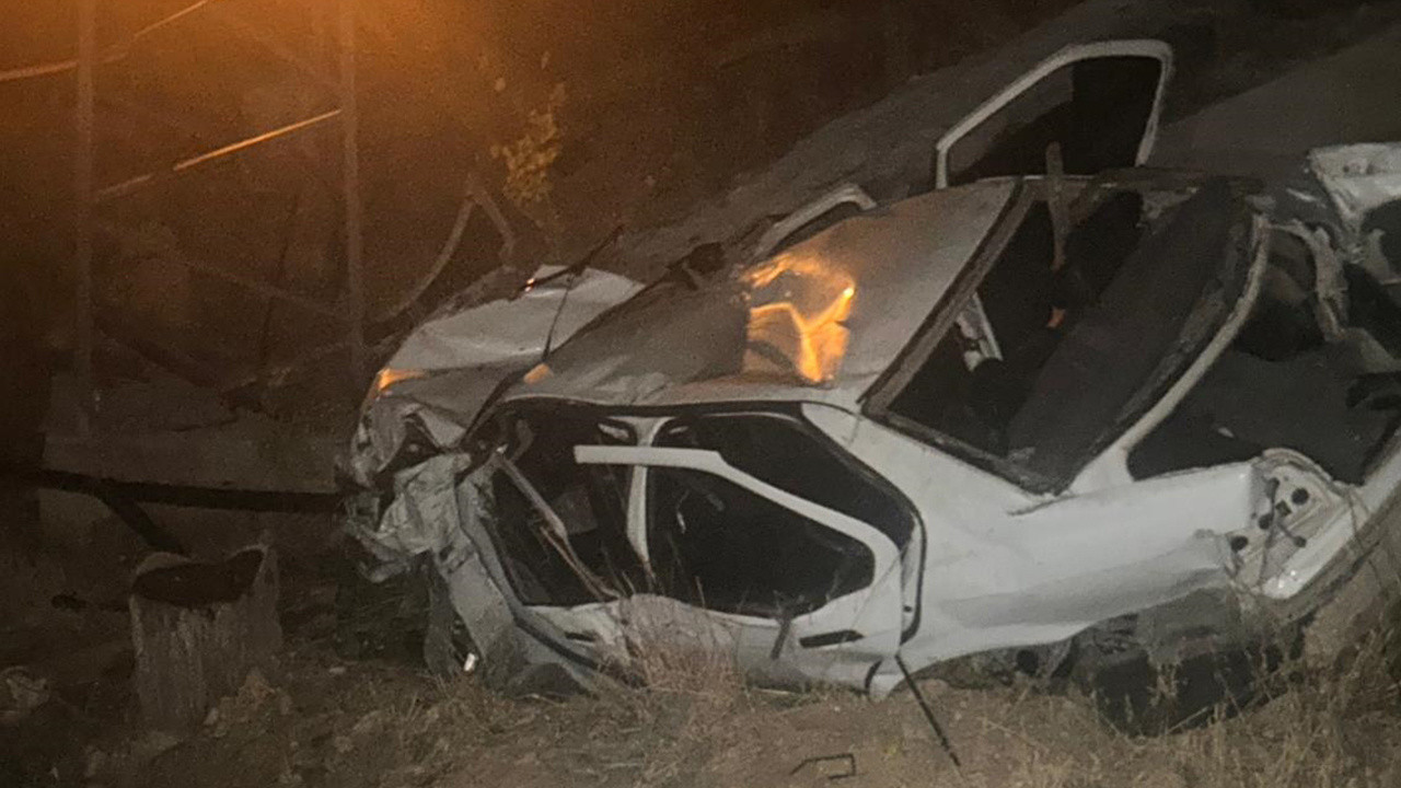 Ermenek’te feci kaza! 1 ölü, 1 yaralı