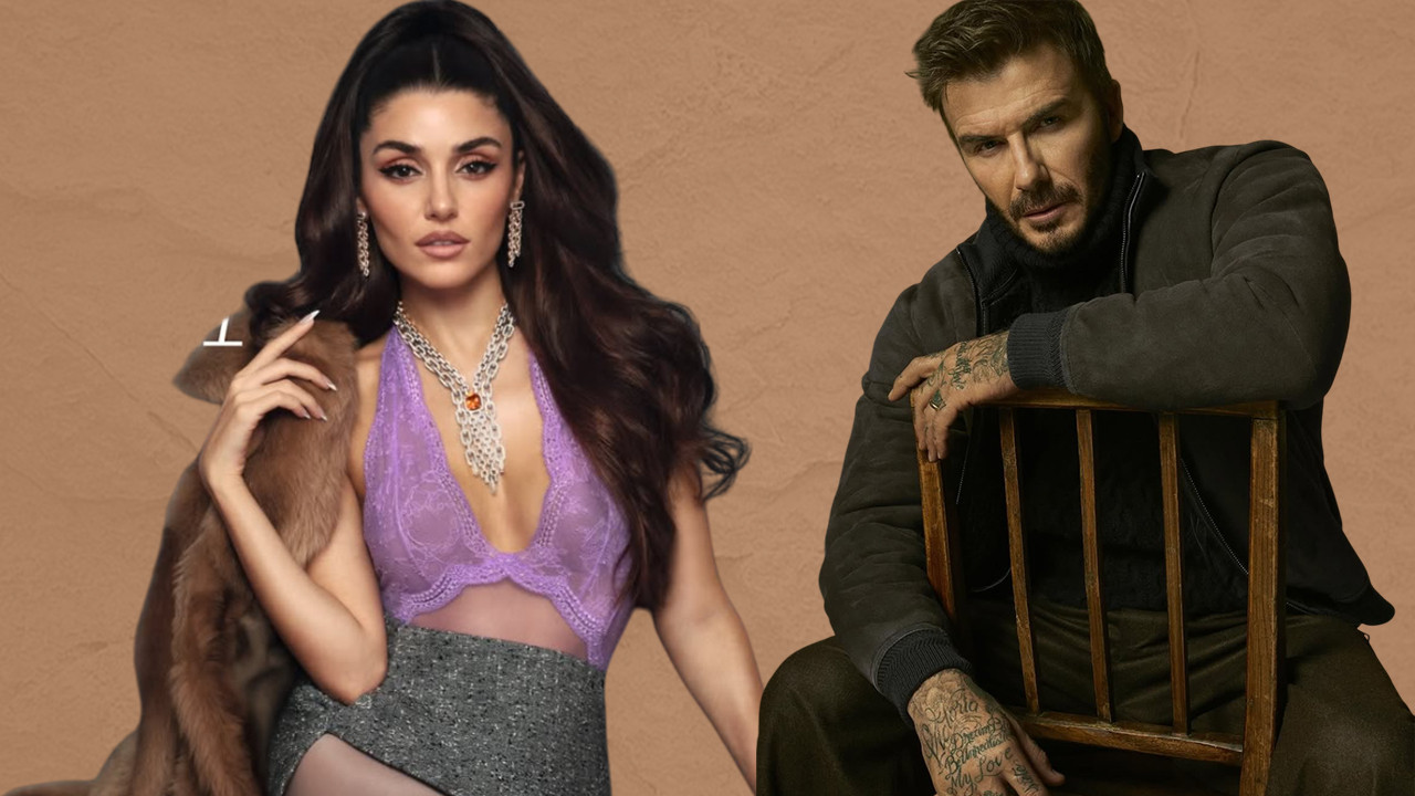 Konu gizli tutuluyor... Hande Erçel'den sürpriz proje! Futbol efsanesi David Beckham ile kamera karşısına geçti