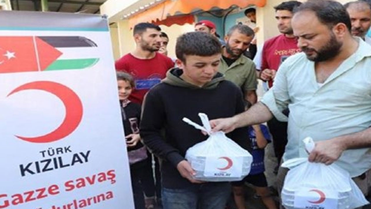 Türk Kızılay'dan Filistinlilere yardım eli