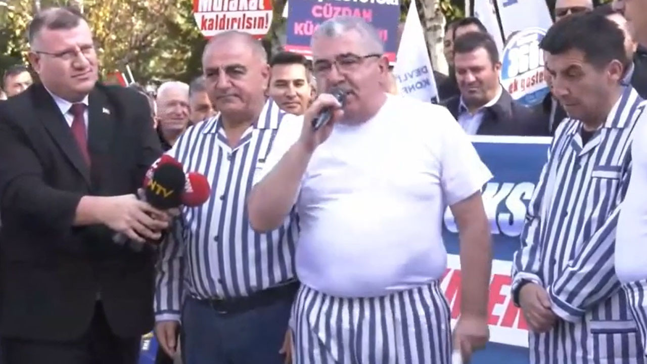 Memurlardan iktidara 'çizgili pijamalı' tepki