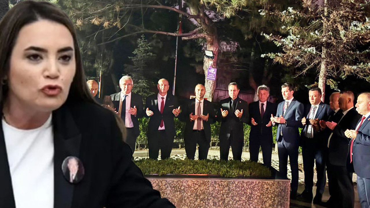 Alparslan Türkeş’in kızı babasının kabrini ziyaret eden MHP'lileri topa tuttu