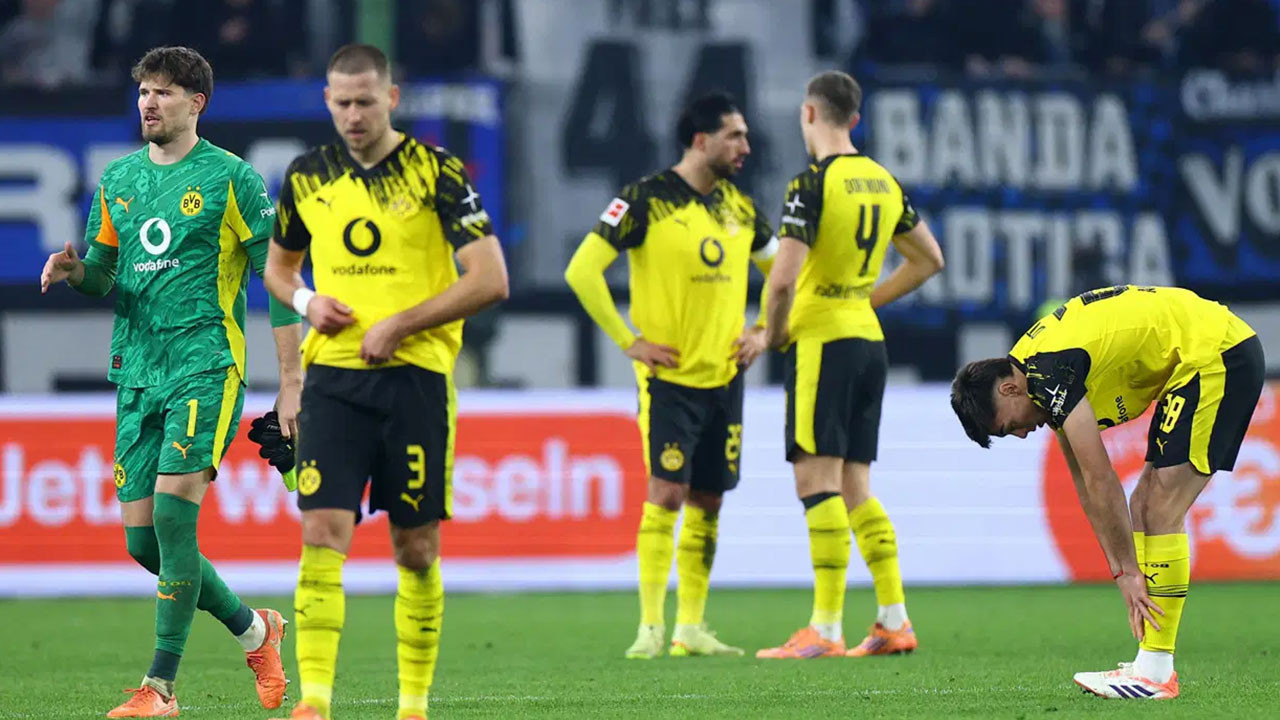 Dortmund 90+7'de büyük fırsat tepti