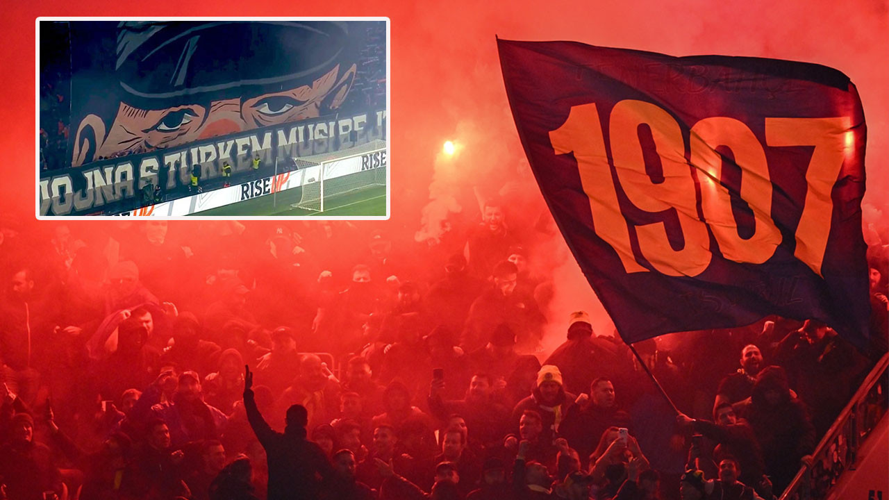 Irkçı pankartı Çekler açtı, cezayı Fenerbahçe yedi