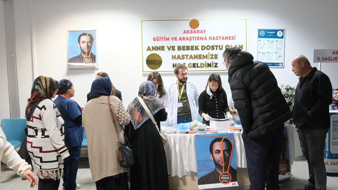 Aksaray’da KOAH farkındalığı için yoğun katılımlı etkinlik