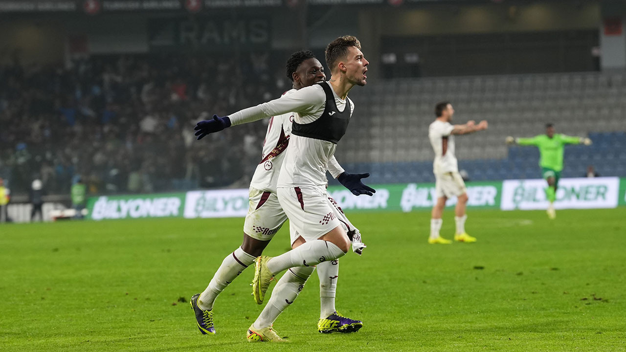 Muçi Trabzonspor formasıyla ilkleri yaşadı