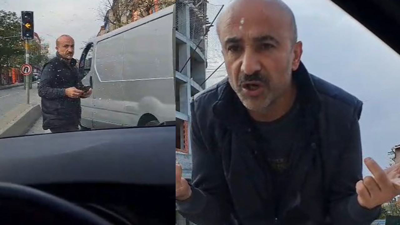 Ümraniye’de yol verme tartışması! O anlar kameralara böyle yansıdı
