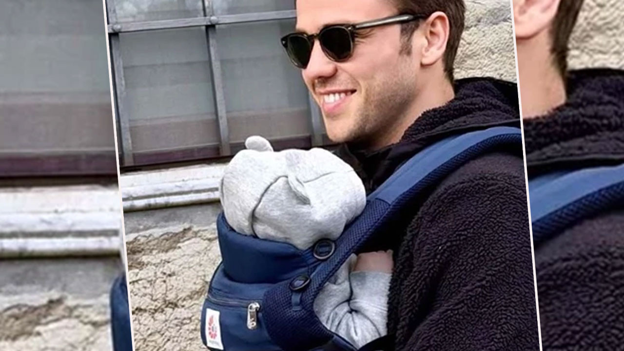 Baba olma sevincini yaşamıştı! Tolga Sarıtaş'tan oğlu Ali ile iç ısıtan fotoğraf