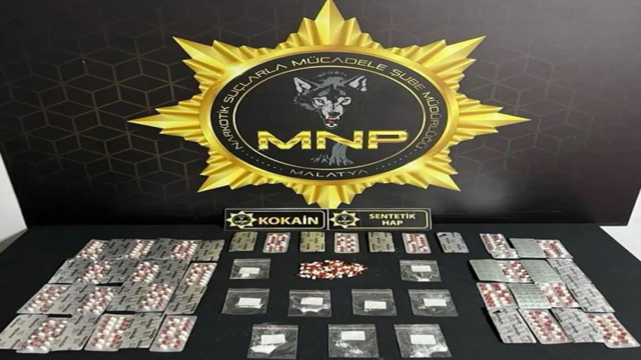 Malatya'da uyuşturucu operasyonunda 3 zanlı tutuklandı