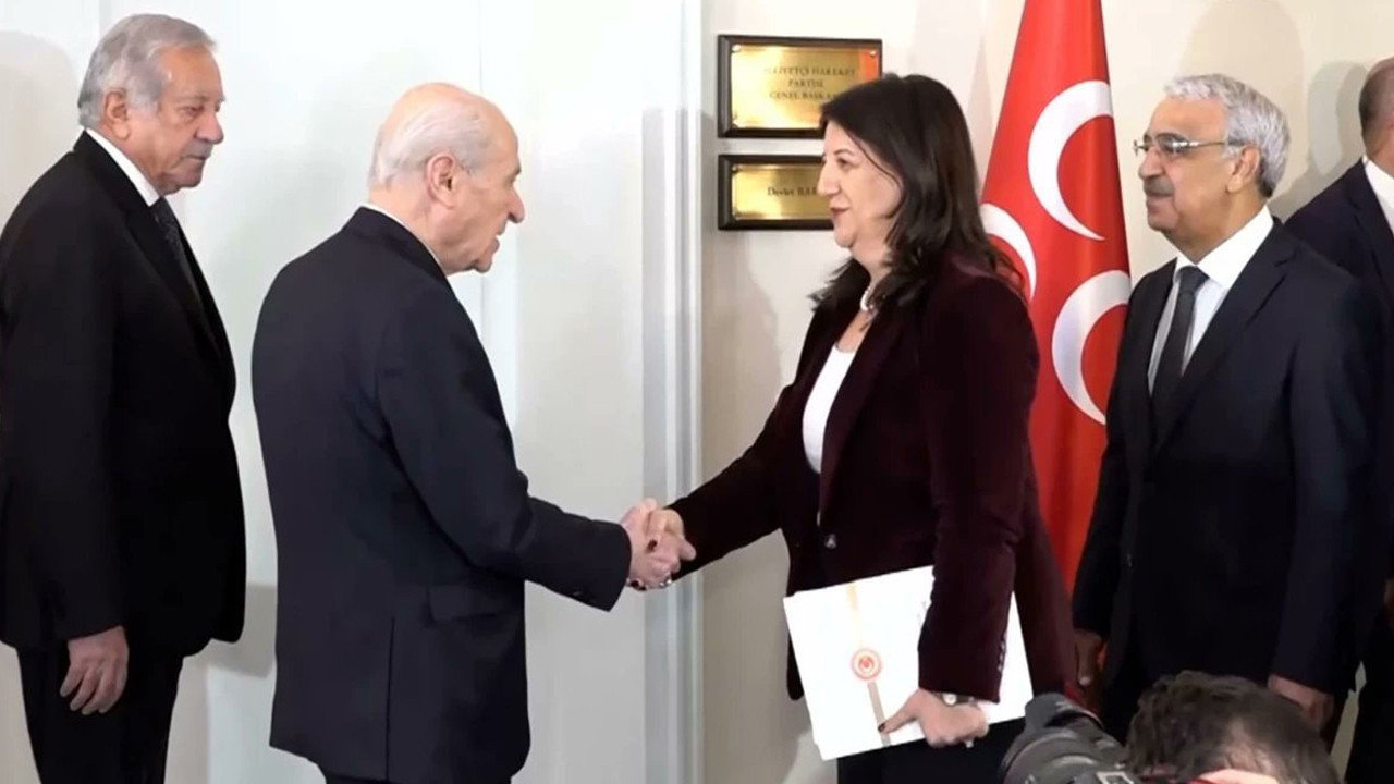 DEM heyeti MHP lideri Bahçeli ile bir araya geldi