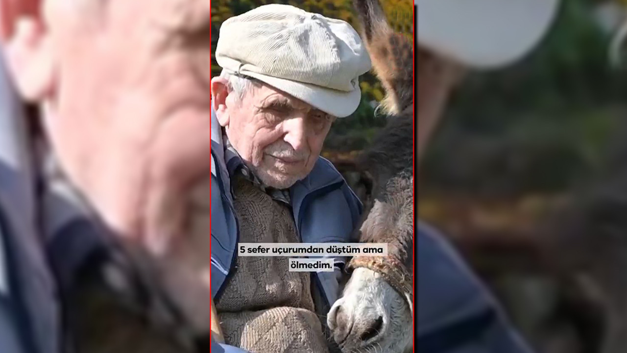 Manisa'da 82 yaşındaki görme engelli vatandaş, 24 yıldır yolunu eşeğiyle buluyor