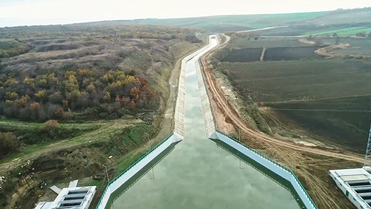 Meriç Nehri'nden Çakmak Barajı'na su aktarımı başladı