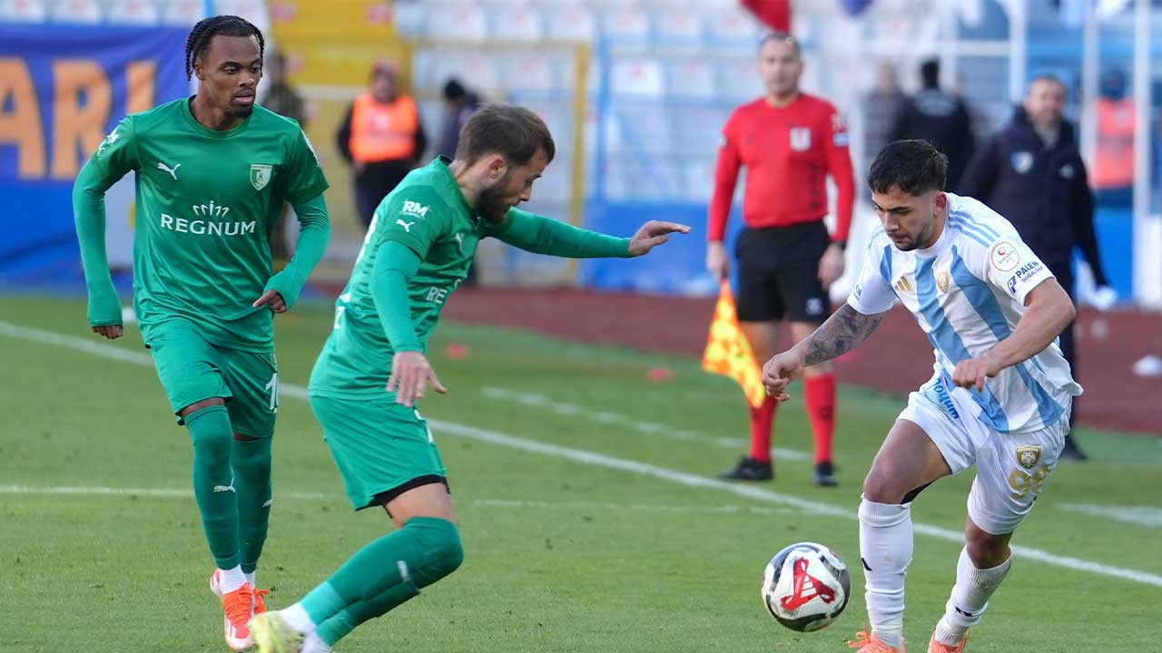 Erzurumspor ile Bodrum FK'nın gol düellosunda kazanan çıkmadı