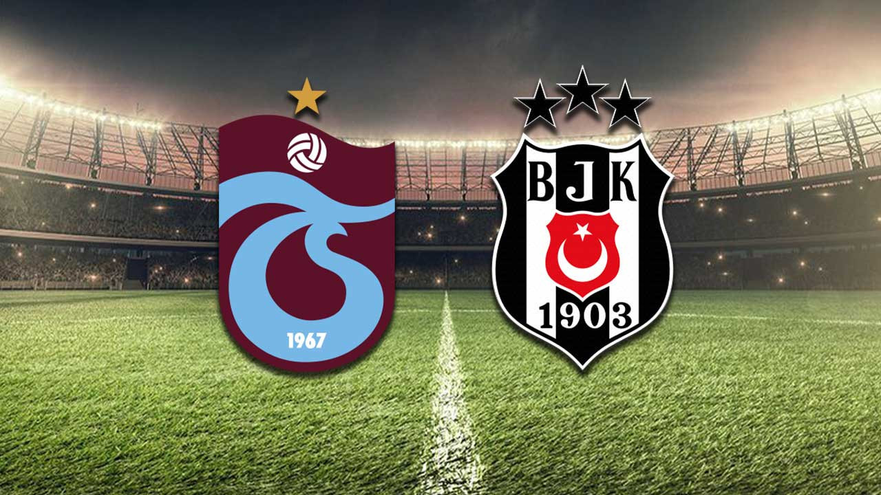 Trabzonspor-Beşiktaş derbisinde ilk 11'ler belli oldu!
