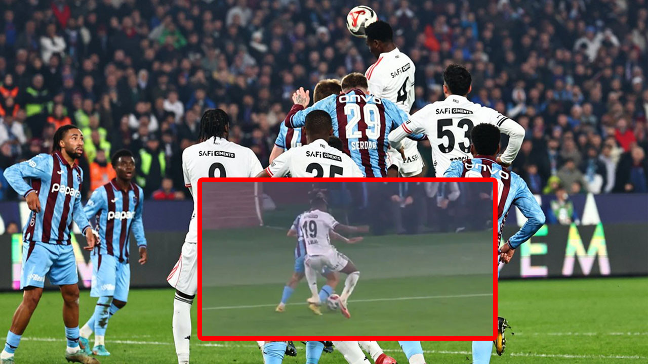 Beşiktaş'ın Trabzonspor maçında gördüğü kırmızı kartta karar doğru mu? beIN Trio noktayı koydu!
