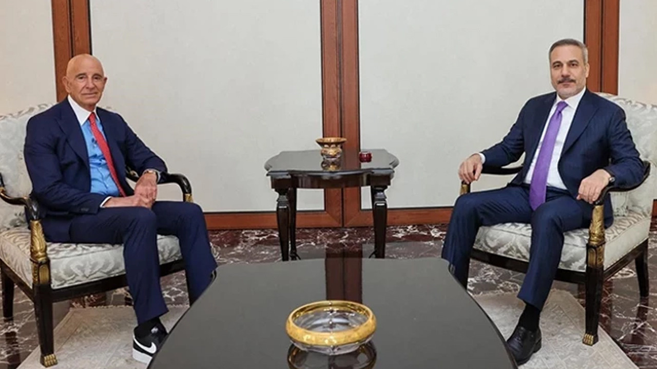 Hakan Fidan Tom Barrack'ı kabul etti