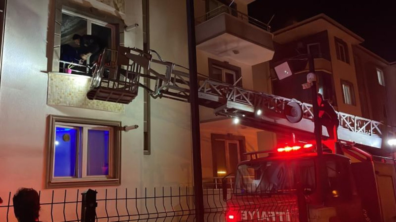 Doğal gazdan etkilenen kadını ekipler kurtardı