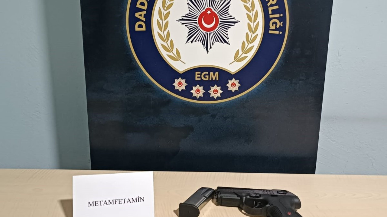 Yol denetiminde durdurulan araçta metamfetamin bulundu