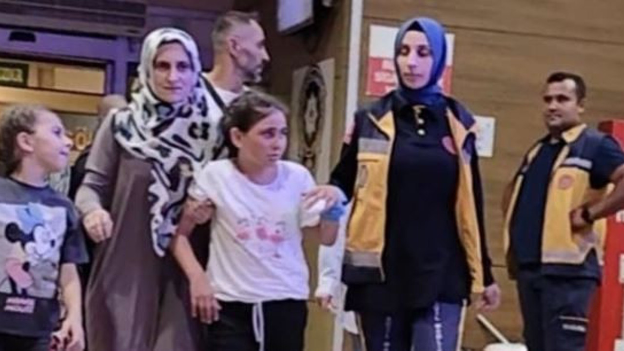 Tahterevalli çocuğun parmağını koparttı