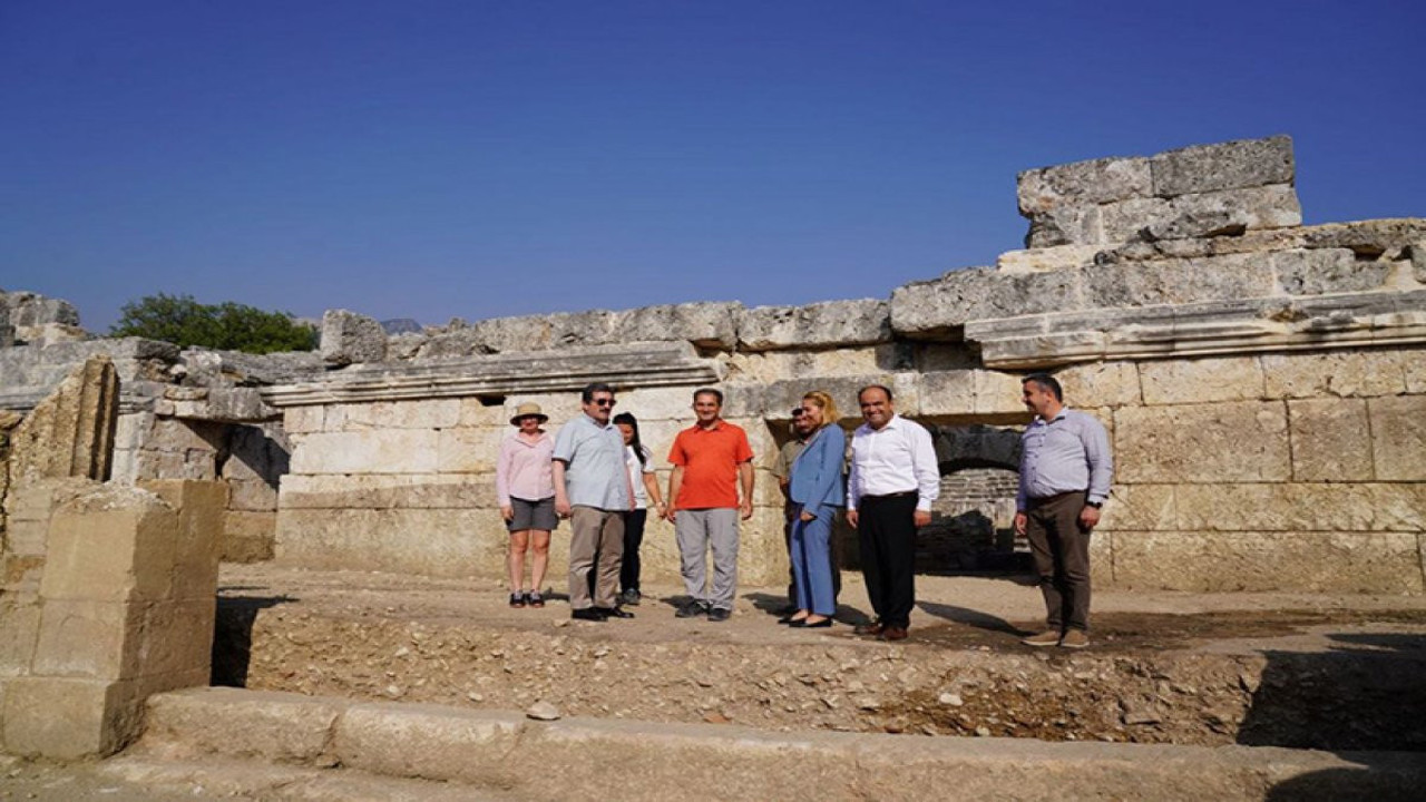 Tlos Antik Kenti'ndeki çalışmalar devam ediyor