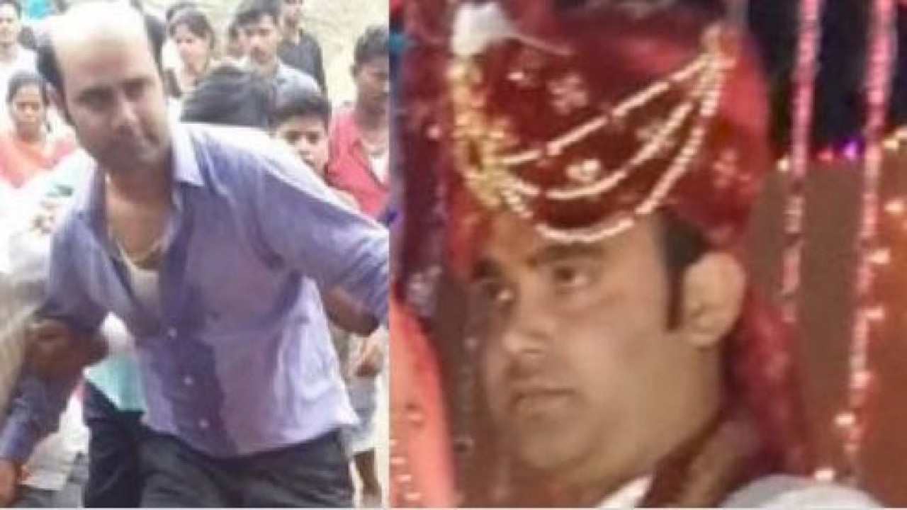 Kel olduğu ortaya çıkan damadı düğünde gelinin ailesi tekme tokat dövdü