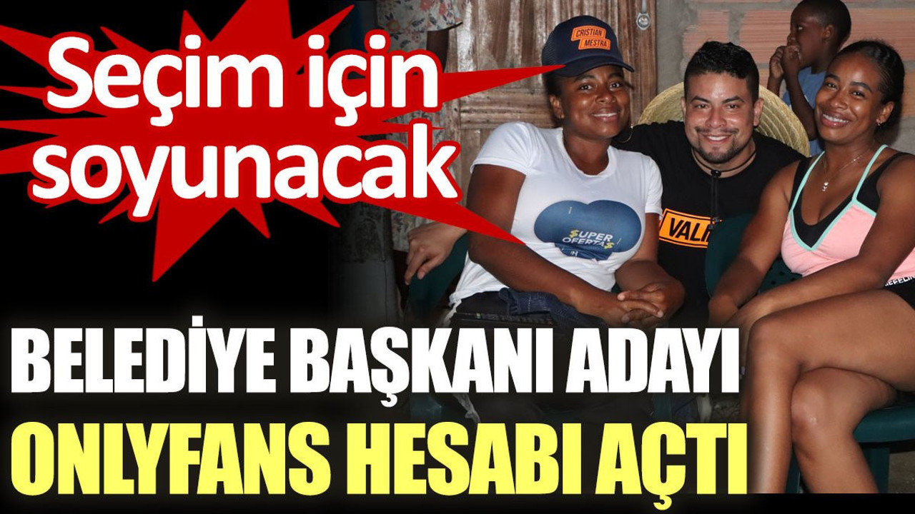 Belediye başkanı adayı OnlyFans hesabı açtı. Seçim için soyunacak