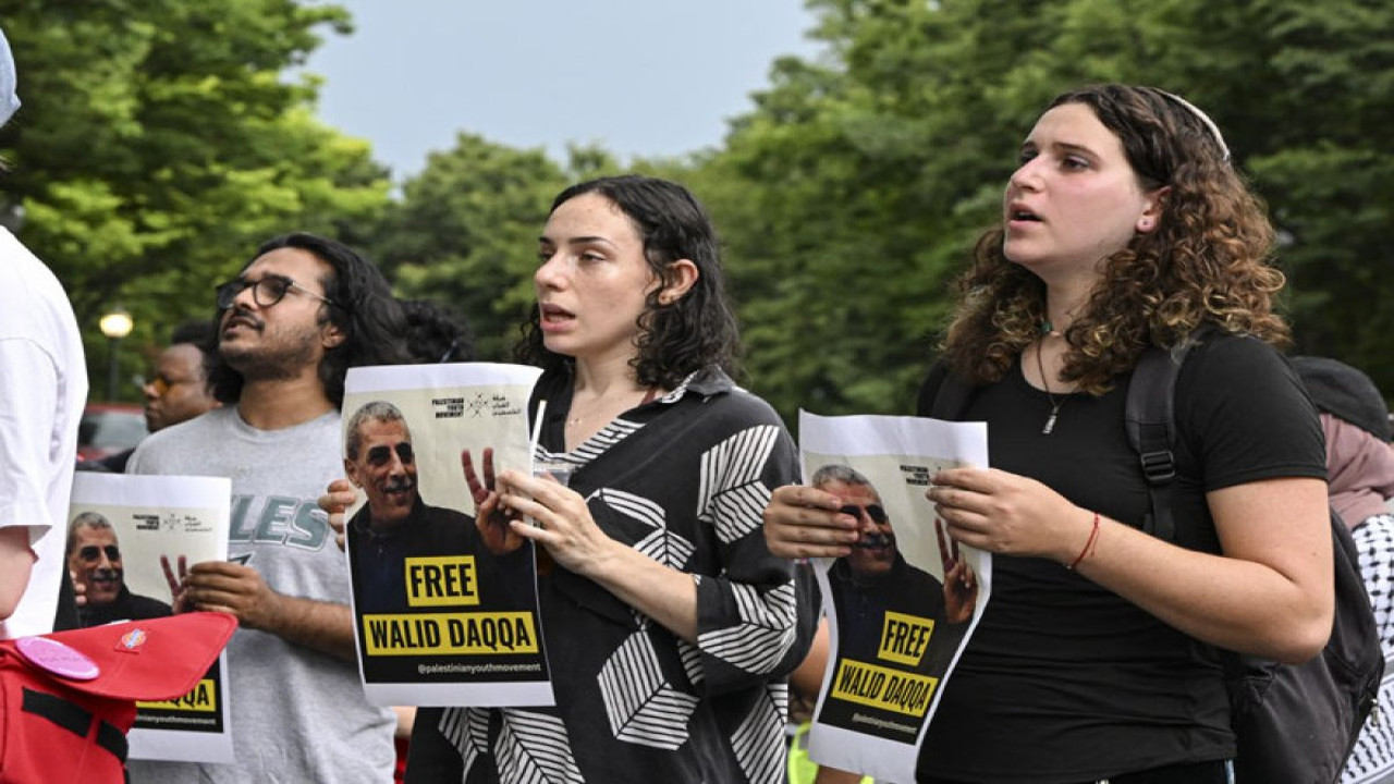 İsrail'in Cenin saldırısı Washington'da protesto edildi