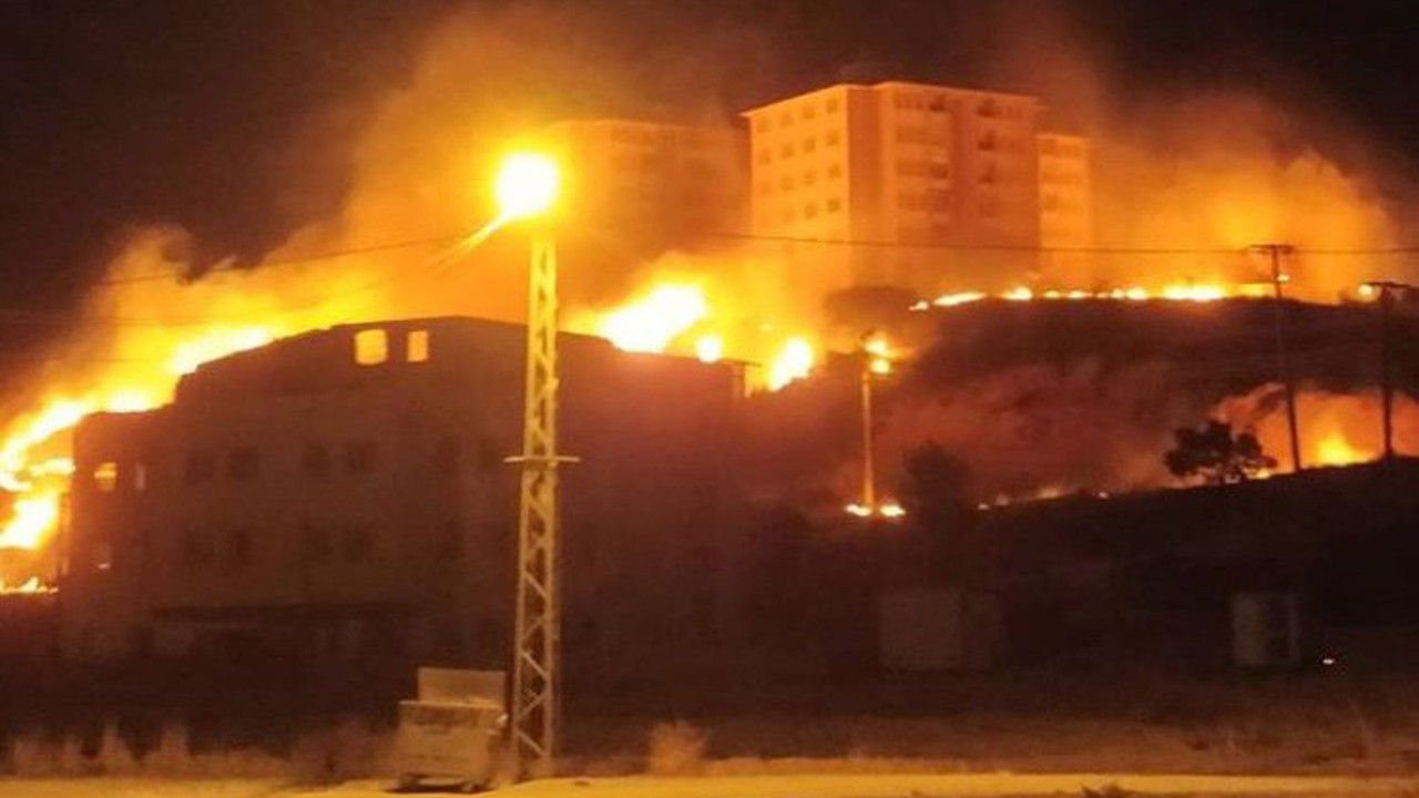 Gaziantep'te otluk alanda yangın