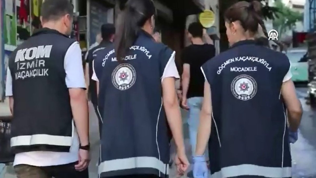 İzmir'de 170 düzensiz göçmen yakalandı