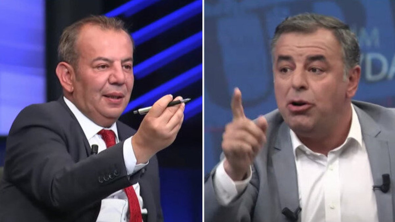 Canlı yayında büyük kavga! Barış Yarkadaş ve koltuk fırlatan Tanju Özcan birbirine girdi