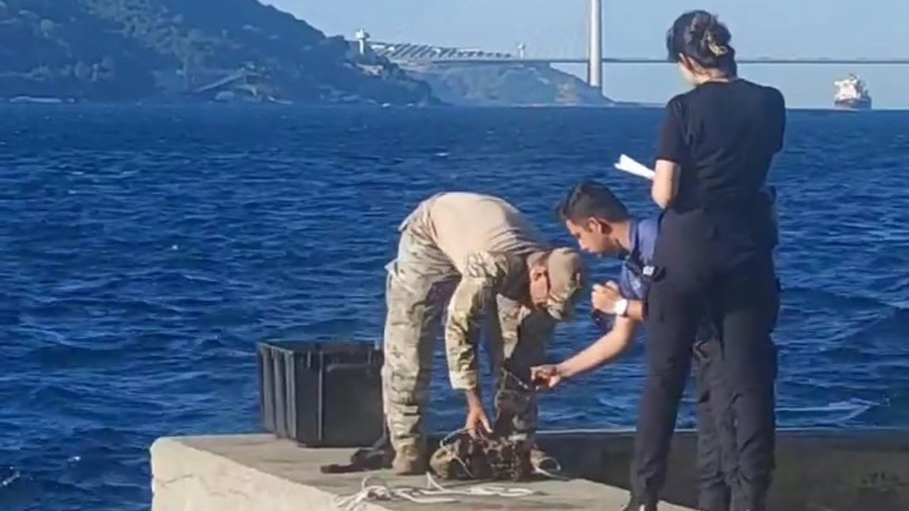 İstanbul Boğazı’nda bulunan mayın dalgıçlar tarafından çıkarıldı