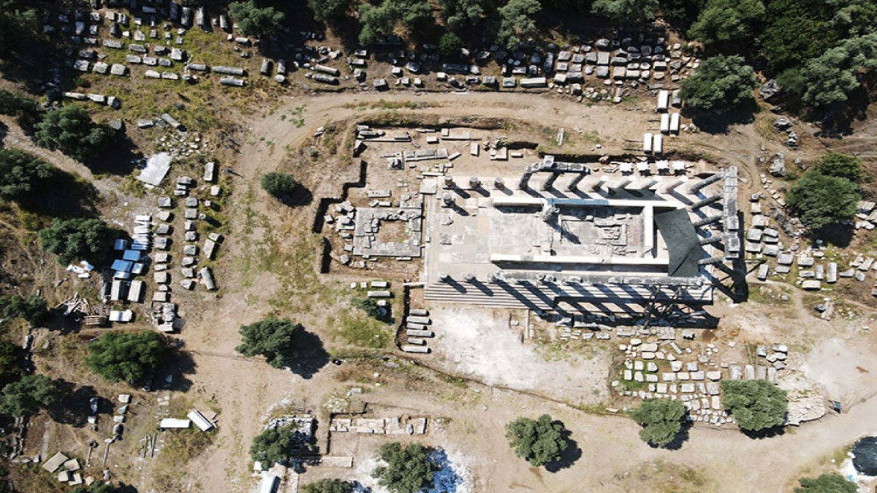 Zeus Tapınağı’nda çalışmalar devam ediyor (18 Temmuz 2023)