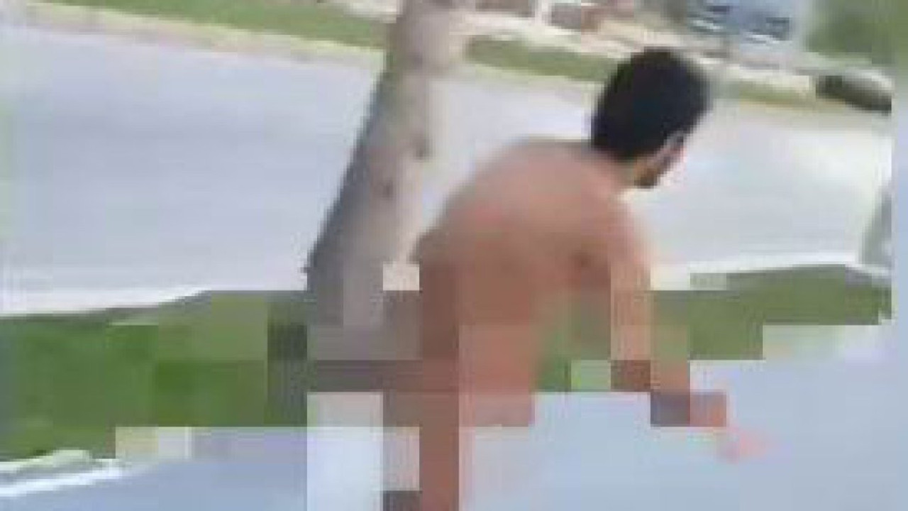 Elazığ sokaklarında 'Çıplak Vatandaş'