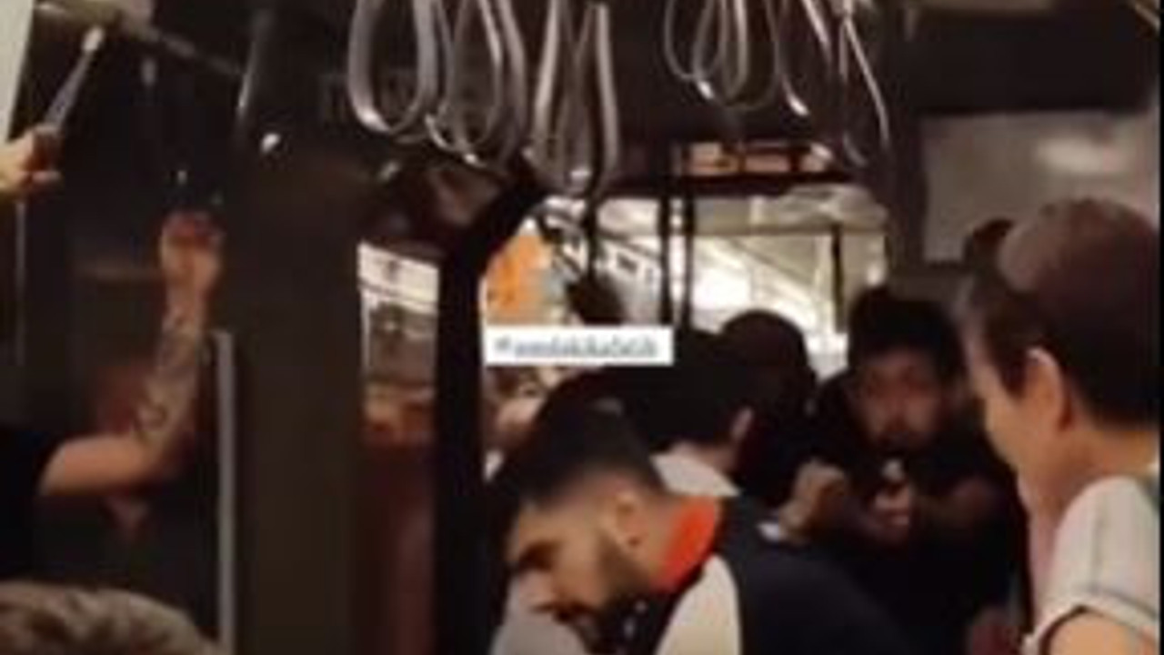 Metro'da çıkan tartışmada silah çekildi