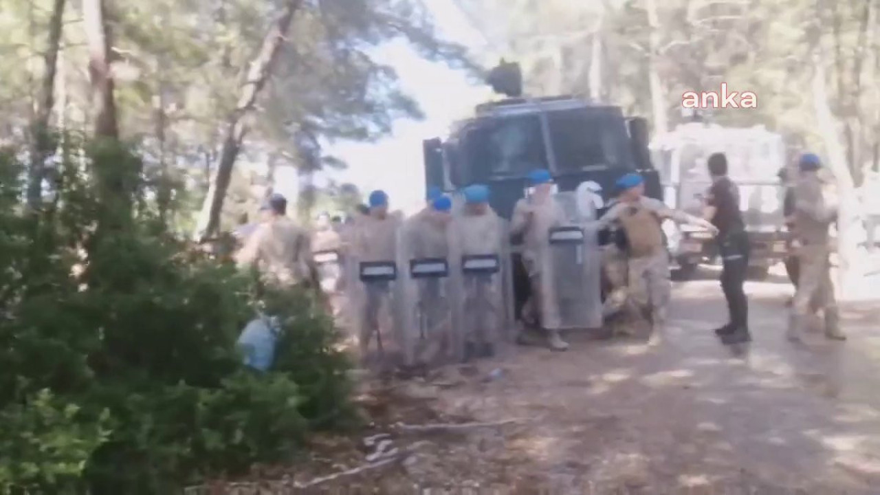 Akbelen’de ağaçların kesilmesine karşı direnen köylülere jandarma müdahalesi. Gözaltı sayısı 8’e yükseldi