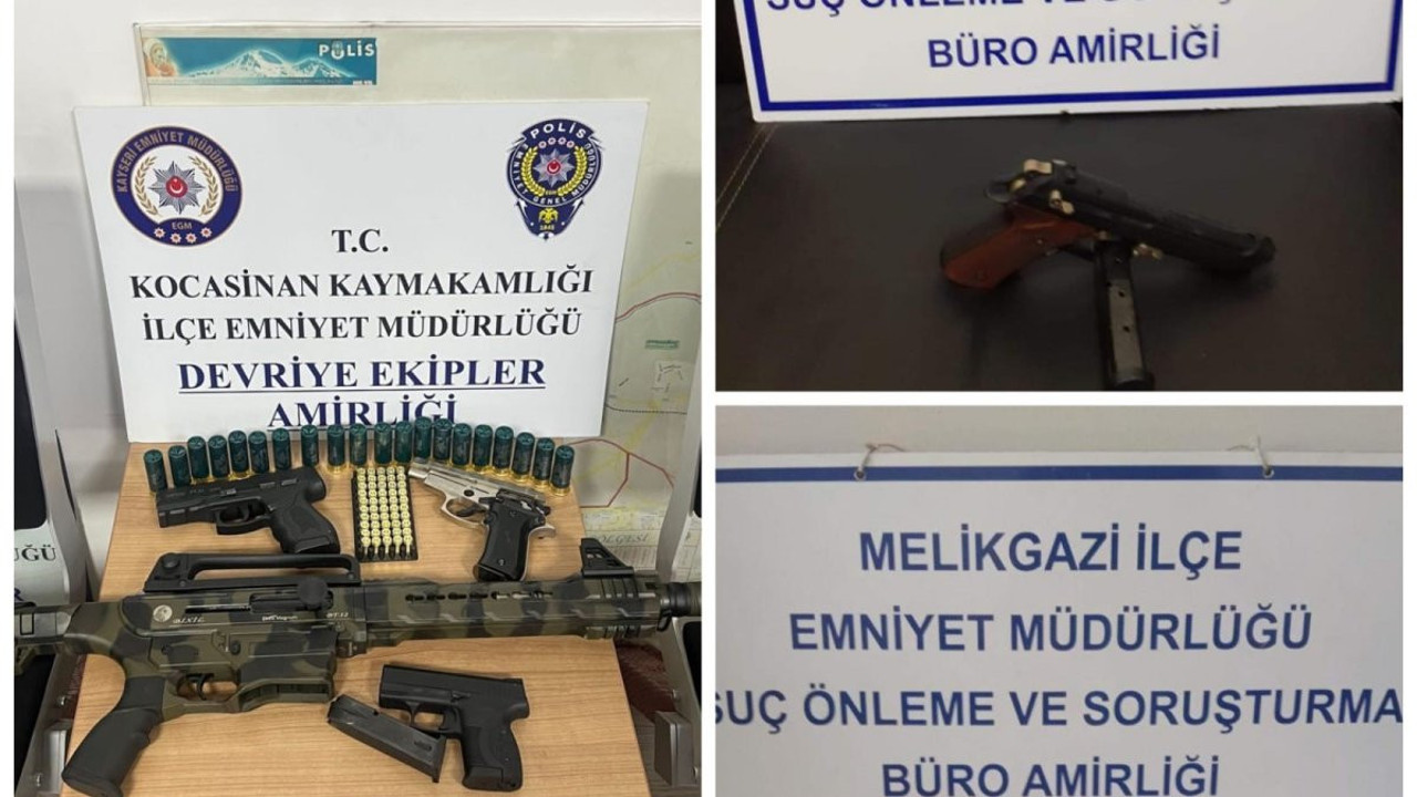 Düğünde havaya sıkan 6 maganda yakalandı