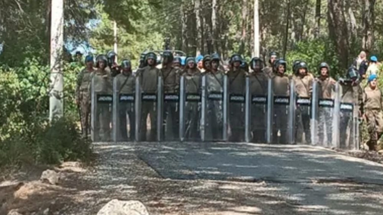 Akbelen'de nöbet alanı abluka altında. Polisten TOMA'lı müdahale