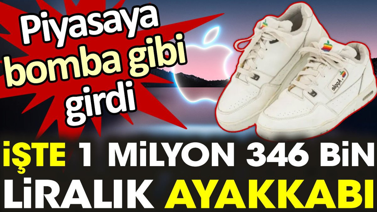 Piyasaya bomba gibi girdi! İşte 1 milyon 346 bin liralık ayakkabı