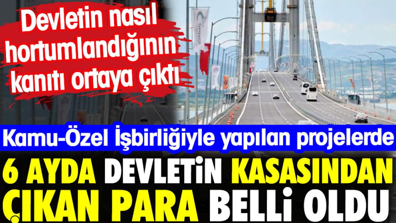 Geçiş garantilerinde 6 ayda devletin kasasından çıkan paraya bakın. Devletin nasıl hortumlandığının kanıtı ortaya çıktı