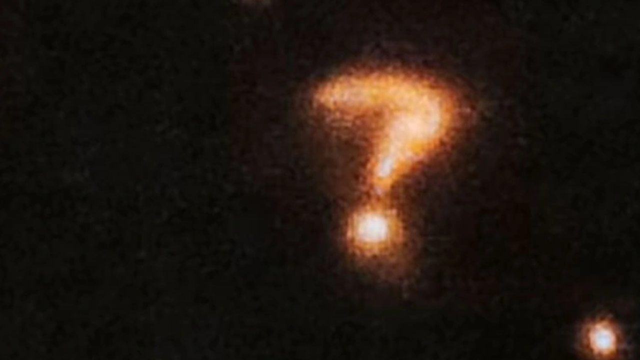 Uzayda görüntülenen soru işareti görenleri şoke etti. NASA ne anlama geldiğini açıkladı