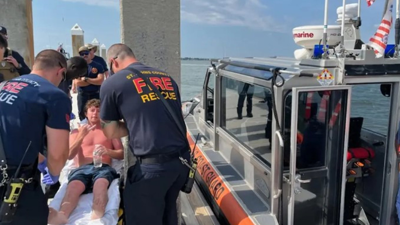 Okyanusta kaybolan genç 35 saat sonra kurtarıldı