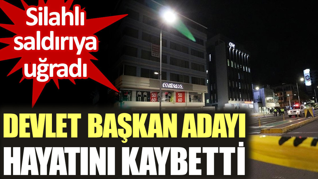 Ekvador'da silahlı saldırıya uğrayan devlet başkanı adayı Villavicencio hayatını kaybetti