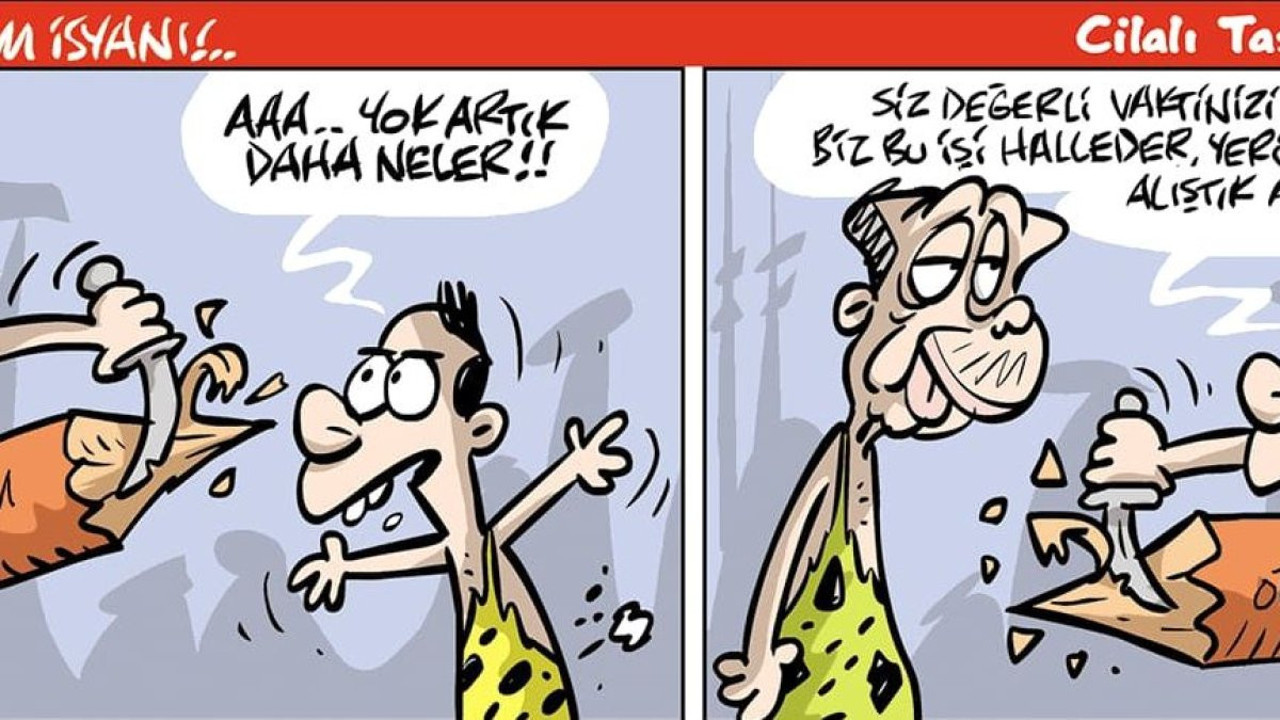 Mizahın ve gülmecenin ustası Emre Ulaş'tan yağlı kazık karikatürü