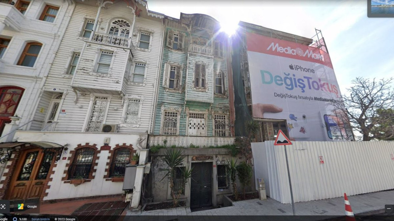 Beşiktaş’ta çöken binanın görüntüleri ortaya çıktı