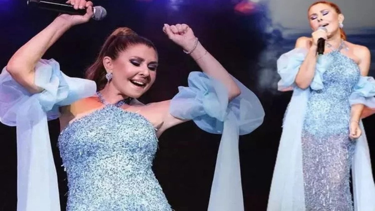 68 yaşındaki Nilüfer sahneye transparan elbiseyle çıktı