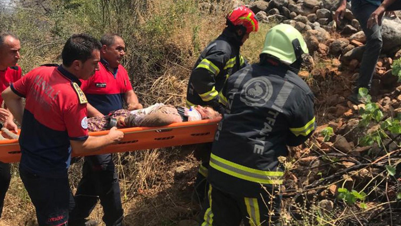 Tarım işçilerini taşıyan kamyonet dere yatağına savruldu. 1 ölü, 5 yaralı