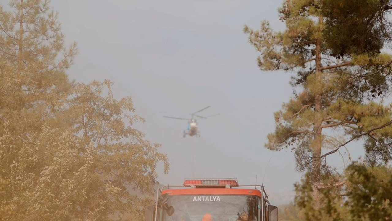 Antalya'da orman yangını çıktı (15 Ağustos 2023)